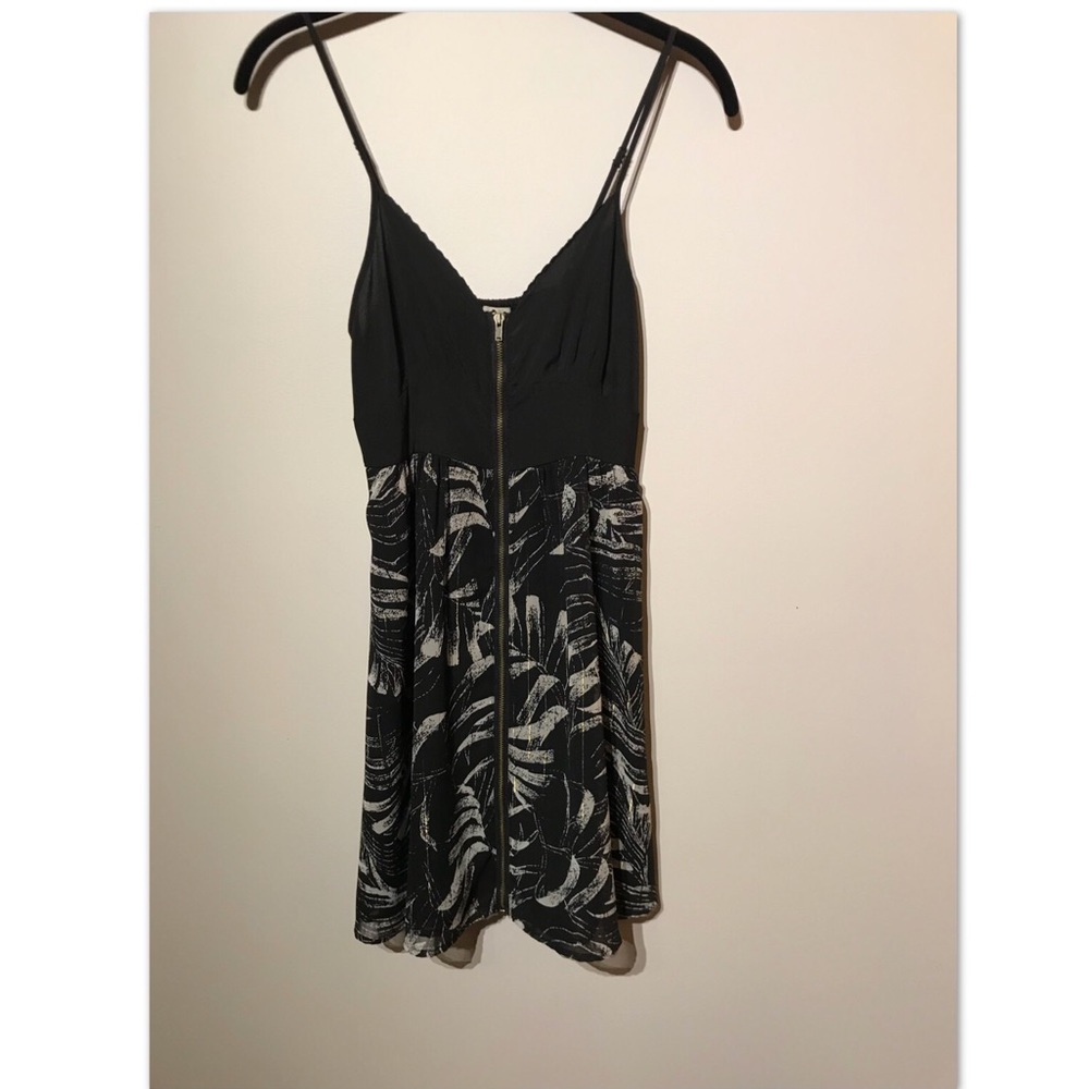 Black and white zip front Urban Outfitters dress